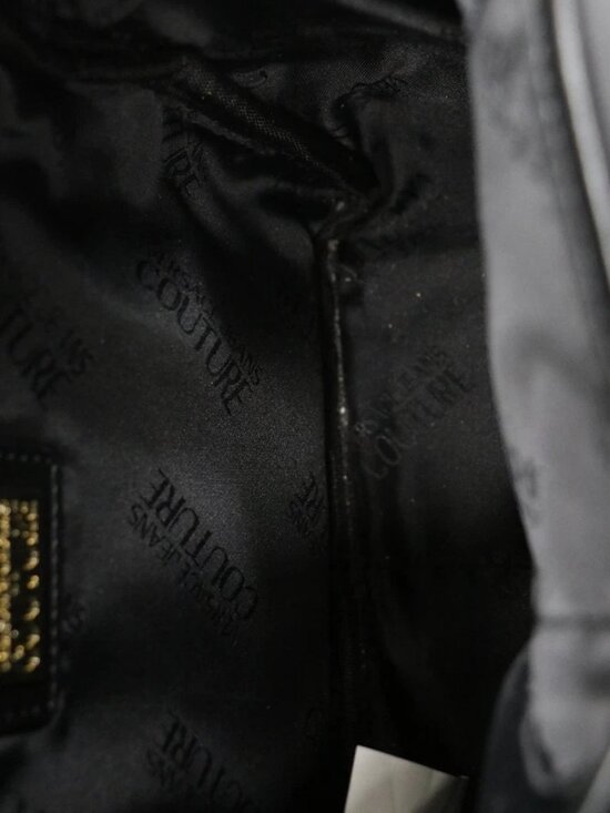 Versace Jeans Patent Leather Backpack - Black/White main image 10